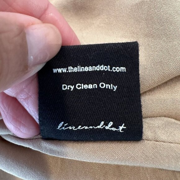 Line & Dot Revolve Slip Dress Womens S Sleeveless Midi Satin Fairy Coquette Y2K - Picture 11 of 14